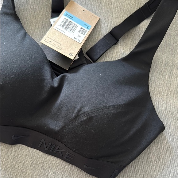 Nike Black Sports Bra Moisture-Wicking Racerback - Picture 2 of 4